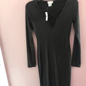 Black Tight Fit Dress